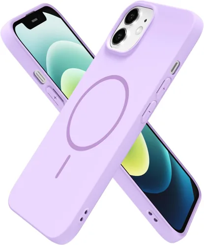 Miniatura 122 de oakxco Funda de silicona Mag Safe para iPhone 17 Pro Max, funda magnética delgada y fina compatible con carga inalámbrica MagSafe, bonita funda Negro