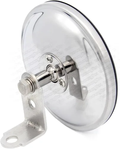 Espejo redondo convexo de 5 pulgadas para punto ciego Isuzu NPR NPR-HD NQR NRR FSR FVR FRR Camión Autobús Atv Utv con soporte ajustable 1 unidades