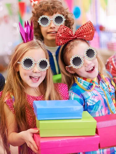 Miniatura 7 de 12 pares de lentes de sol redondos con diseño de margaritas para niños pequeños, divertidos lentes de sol para fiesta, playa, fiesta infantil