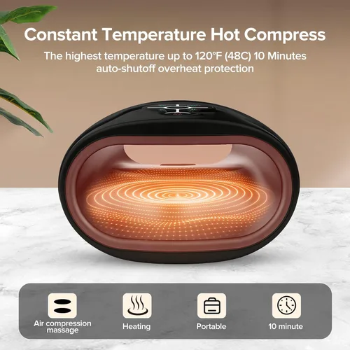 Miniatura 3 de AERLANG Masajeador de Manos, Máquina de Masaje de Manos con Calor y Compresión, Regalos de Cumpleaños para Mujeres, Regalos para Esposo, Masajeador