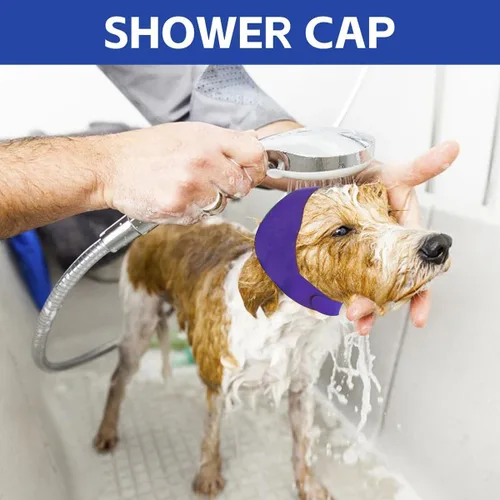 Miniatura 4 de MANON ROSA Cubiertas impermeables para las orejas de perro, para bañarse y nadar, 2 gorras de natación antideslizantes mejoradas, tapones para los 1