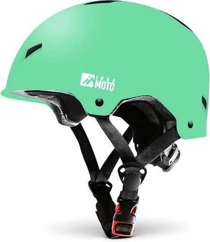 Miniatura 16 de Casco de patineta para adultos - Casco de seguridad certificado ajustable para patinaje, bicicleta, monopatín, ciclismo, patinaje, patinaje, cascos