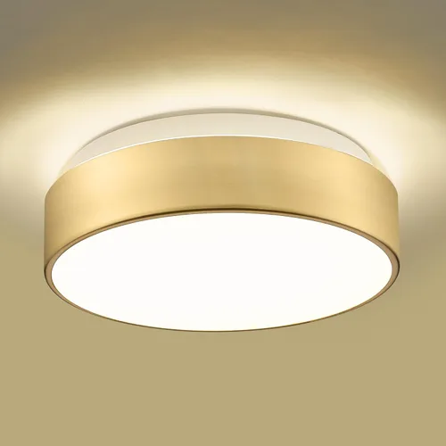 Miniatura 10 de AUTELO Lámpara de techo de montaje empotrado de 12 pulgadas, pantalla de vidrio esmerilado, lámpara de techo de 2 luces cerca del techo en acabado