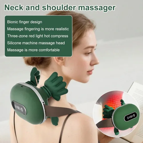 Miniatura 2 de Masajeador Inteligente de Cuello, Cuello y Hombro, 2026 Masajeadores Portátiles de Mano para Hombro y Espalda, Masajeador Cervical, Masajeadores