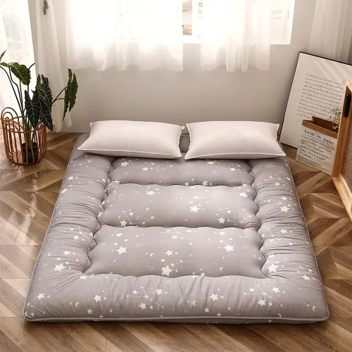 Miniatura 36 de MAXYOYO - Colchón de piso japonés, colchón tipo futón, colchón de tatami grueso, plegable, enrollable, colchón para niños y niñas, para dormitorio