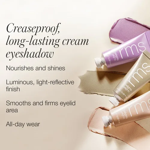 Miniatura 4 de RMS Beauty Eyelights Crema de Sombra de Ojos, Sombra de Ojos en Crema Hidratante de Larga Duración para un Color Natural Luminoso y Ajustable, Aurora