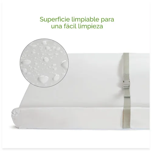 Miniatura 4 de Munchkin Secure Grip Cambiador de Pañales para Bebé para Cómoda, Impermeable y que se Puede Limpiar, Contorneado, Tamaño Estándar (14.75" x 31")
