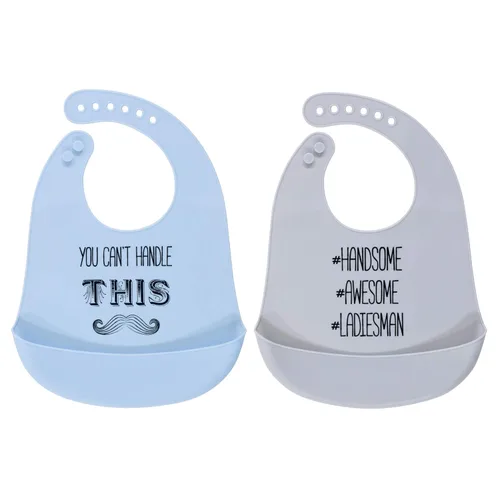 Miniatura 8 de Baberos Hudson Baby de silicona unisex para bebé Mariscos
