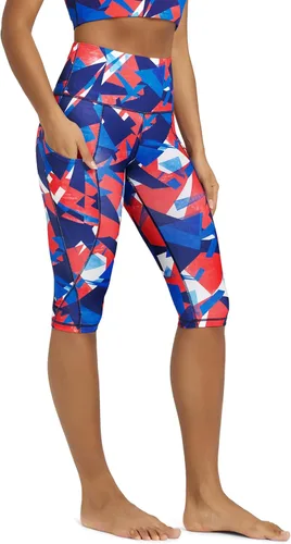 Miniatura 161 de ODODOS - Leggings capri de cintura alta para mujer con bolsillos, control de abdomen, no se transparentan, para entrenamiento atlético, running