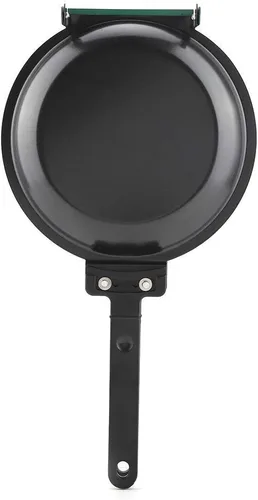 Miniatura 7 de Sartén para tortilla, sartenes antiadherentes, doble sartén, revestimiento de cerámica antiadherente de doble cara, sartén fácil de voltear