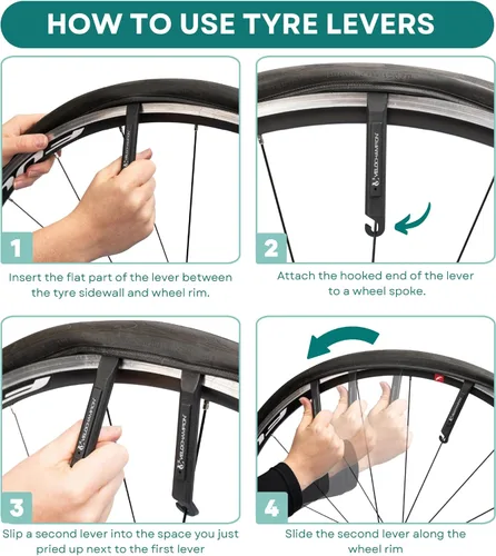 Miniatura 5 de VeloChampion Puncture Repair Kit Self-Adhesive Bike Tyre Patches for Road, MTB, BMX, Ebike Travel Size Bicycle Puncture Repair Kit 6, 10 or 40
