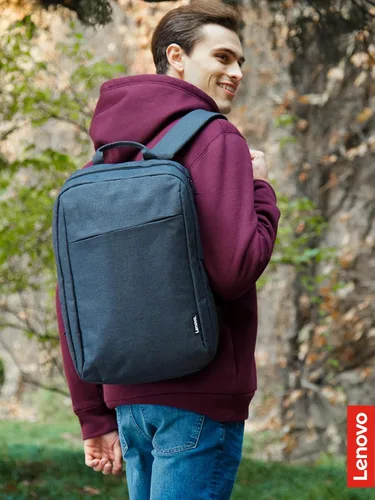 Miniatura 7 de Mochila para portátil Lenovo B210, 15.6 pulgadas para portátil/tableta, duradera, repelente al agua, ligera, diseño elegante, elegante para viajes
