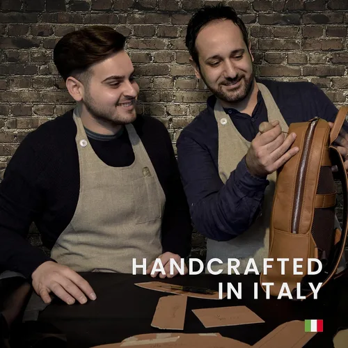 Miniatura 6 de Maruse Funda de pasaporte de piel italiana para hombre y mujer, hecha a mano en Italia