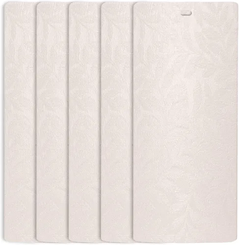 Miniatura 9 de DALIX Rainforest Cream - Láminas verticales con textura ciega (46.5 unidades, 5 unidades)