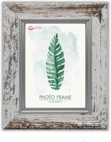 Miniatura 7 de UNIWARE Portarretratos de madera MDF con acabado suave envolvente, para regalo/memoria familiar, montaje en pared (11 x 14 pulgadas, negro, 1 unidad)