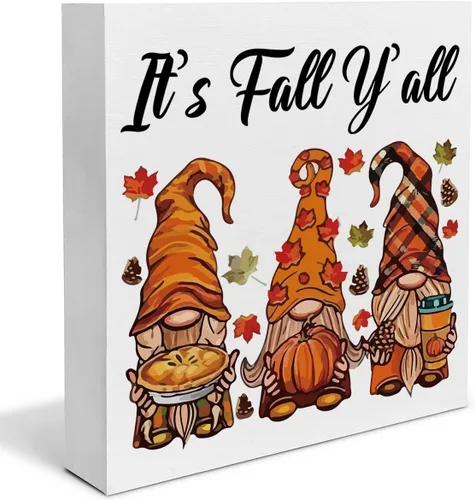 Miniatura 7 de Decoración de otoño para el hogar, decoración de otoño, suéter de madera, letrero de madera de arce y gato, decoración interior para escritorio