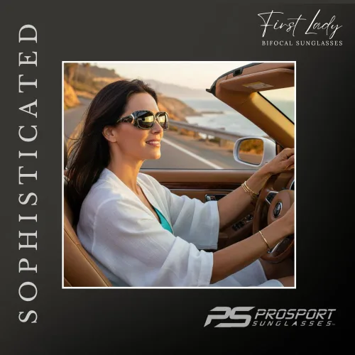 Miniatura 5 de proSPORT Lentes de sol bifocales para mujer, diseño moderno de guepardo, dorado, plateado, de gran tamaño, Jackie O, degradado, negro, tortuga