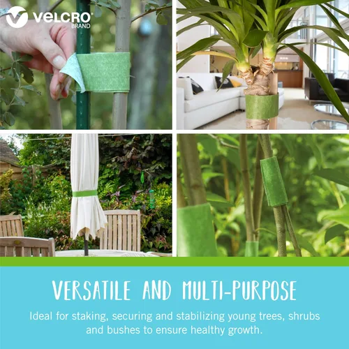 Miniatura 2 de VELCRO Brand ONE-WRAP Ties Soportes para árboles y plantas para un crecimiento efectivo Los fuertes agarres de jardinería son reutilizables
