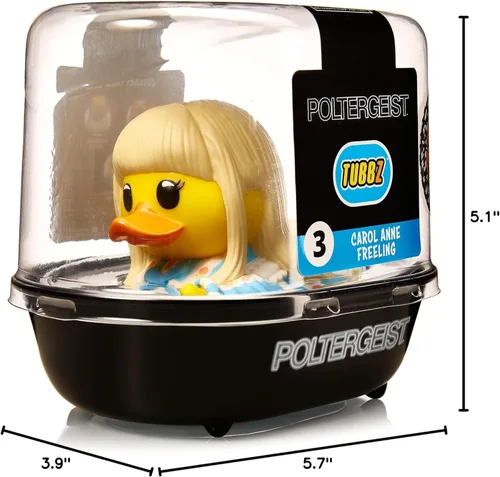 Miniatura 7 de TUBBZ Primera edición: Horror - Figura de vinilo de pato de goma de Carol (Poltergeist) disfrazado Poltergeist Carol (Baño de bañera)