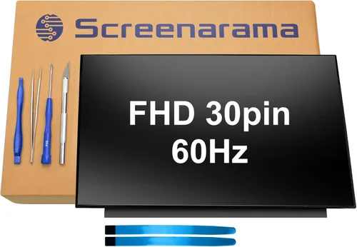 SCREENARAMA Nueva pantalla de repuesto para Acer Nitro AN515-54, FHD 1920x1080, IPS, mate, pantalla LCD LED con herramientas
