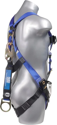 Miniatura 2 de Palmer Safety Extensor de anillo en D de 18 pulgadas, protección contra caídas con gancho a presión de 3/4 pulgadas y anillo en D, extensión