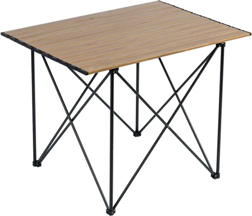 Miniatura 10 de iClimb Mesa plegable de camping compacta ultraligera con bolsa de transporte (plata - L)