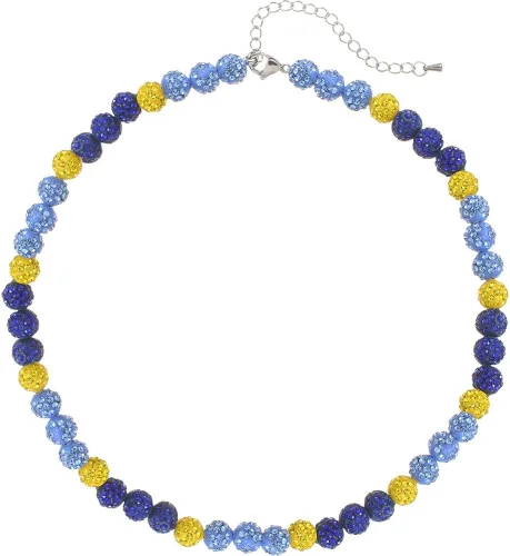 Miniatura 13 de Collar de béisbol – Collar de colección de hielo con cuentas de arcilla brillante con purpurina para hombres y niños, regalos geniales