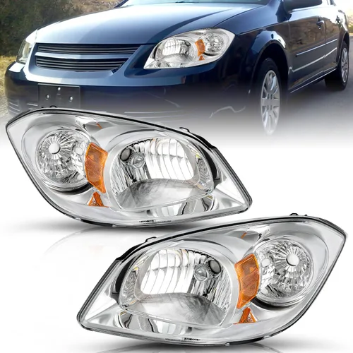 Miniatura 9 de TUSDAR Juego de montaje de faros delanteros con bombillas compatibles con Chevy Cobalt 2005-2010/Pontiac Pursuit 2005-2006/Pontiac G5 2007-2010 lado