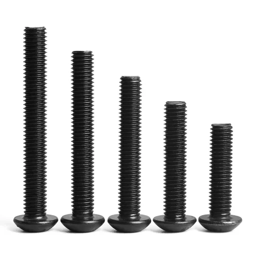 Miniatura 4 de Tornillos de cabeza de botón M5 x 0.787 in, 0.984 in, 1.181 in, 1.378 in, 1.575 in, cabeza de botón, acero de aleación de grado 10.9, acabado