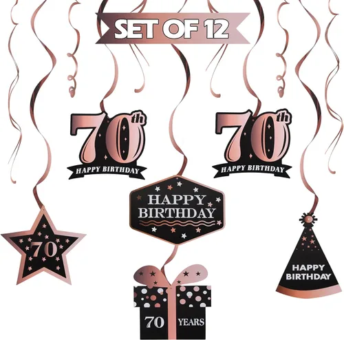 Miniatura 57 de LINGTEER - Serpentinas para fiesta de cumpleaños, 10º