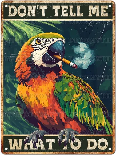 Miniatura 17 de Letreros de hojalata vintage con texto en inglés «Be Kind to Your Mind», letrero de colibrí, hippie, bohemio, arte de pared para mujeres, hogar