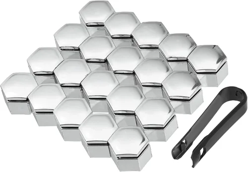 Miniatura 12 de uxcell 20 piezas de cubiertas para tuercas de rueda para Land Rover Range Rover Sport 2006-2013 para Buick Regal 2015-2017, cubiertas para tuercas