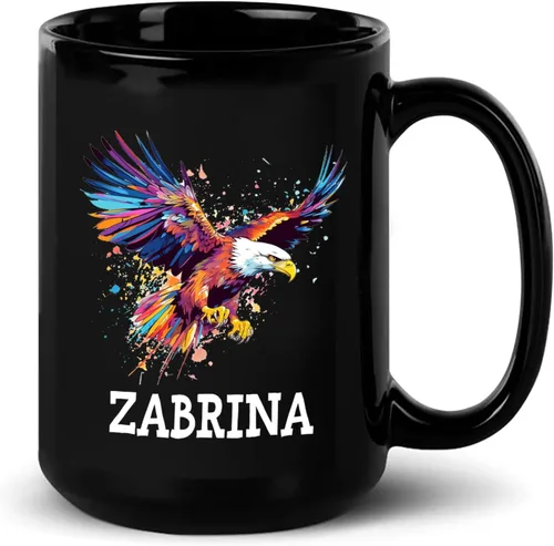 Miniatura 25 de Taza de café negra de hormigas personalizada de 11 onzas, 15 onzas, taza de café de hormigas personalizada con nombre, taza de té de cerámica