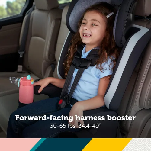 Miniatura 9 de Safety 1st Boost-and-Go 3 en 1 Arnés Booster Asiento de coche, High Street color fantasía (High Street)