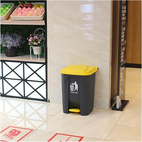Miniatura 5 de Garbage bin Kitchen Trash Can Trash Bin,Garbage Container ?with Lid,for Indoor, Outdoor or Commercial Use, 6.6 Gallon Trash Can,Gris