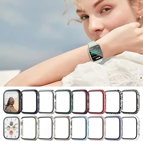 Miniatura 7 de Paquete de 16 fundas rígidas de PC para Apple Watch de 38 mm Series 3 2 con protector de pantalla de vidrio templado, cubierta protectora