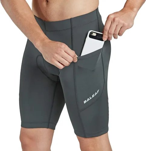 Miniatura 7 de baleaf Pantalones cortos de ciclismo acolchados para hombre, ciclismo, ciclismo de carretera, ciclismo, ciclismo, desgaste con bolsillos UPF 50+ MTB