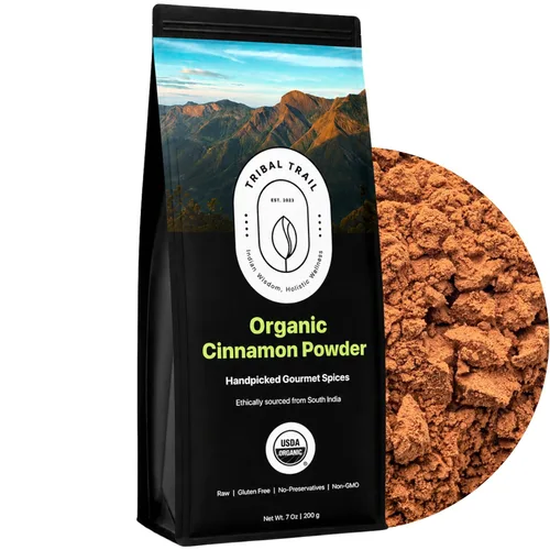 Miniatura 10 de Tribal Trail Cardamomo orgánico molido 4.02 onzas USDA Orgánico y sin OMG De origen ético de Kerala, India Bolsas de papel kraft reciclables