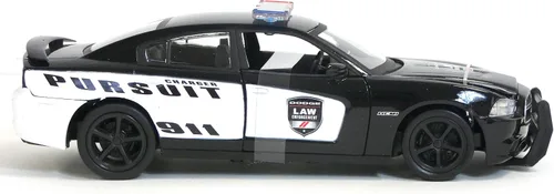 Miniatura 3 de Nuevo Ray Dodge Charger Pursuit Carro de policía fundido a troquel escala 1/24