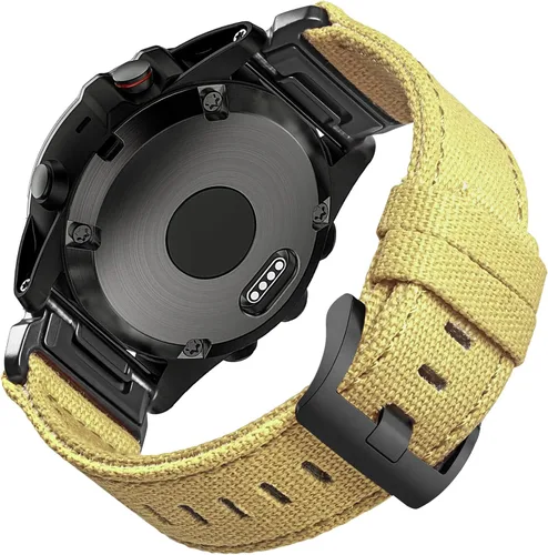 Miniatura 12 de Compatible con Garmin, correa deportiva de lona para reloj fēnix/precursor/enfoque/marq/quatix/instinct/D2/Tactix, correa de repuesto resistente
