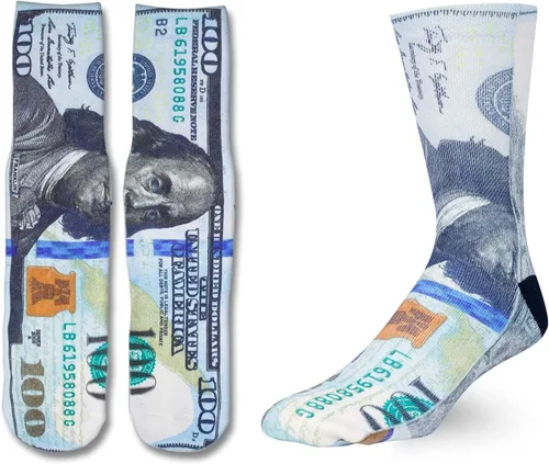 Zmart Calcetines divertidos para hombre, diseño loco, geniales calcetines de tubo de baloncesto con estampado 3D Xray Paw Shark Rainbow