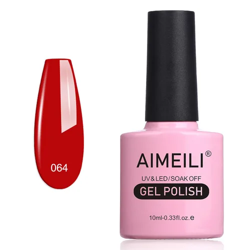 Miniatura 12 de AIMEILI Esmalte de uñas de gel sin crueldad, vegano, gel para uñas removible UV LED sin hema, arte de uñas nude, color rosa nude (022), 0.3 fl oz