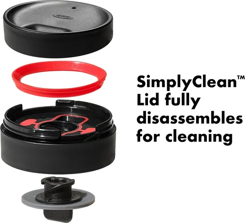 Miniatura 2 de OXO Cafetera de 8 tazas, taza térmica de acero inoxidable de 16 onzas con tapa SimplyClean