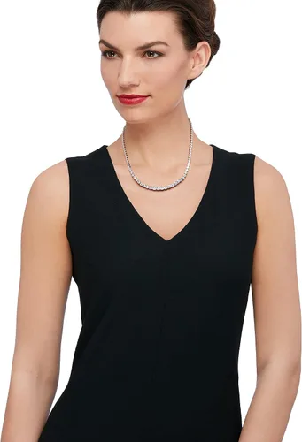 Miniatura 3 de Ross-Simons 2000 ct tw Graduated CZ Tennis Necklace in Sterling Silver