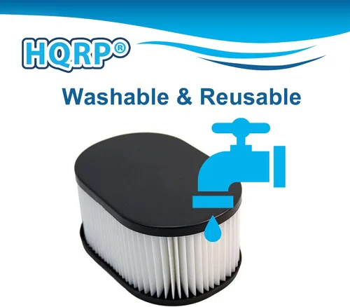Miniatura 5 de HQRP Cartucho de repuesto de filtro HEPA para Hoover 40130050, 43615090 tipo 50 compatible con aspiradoras verticales Hoover Fold Away y Turbo Power