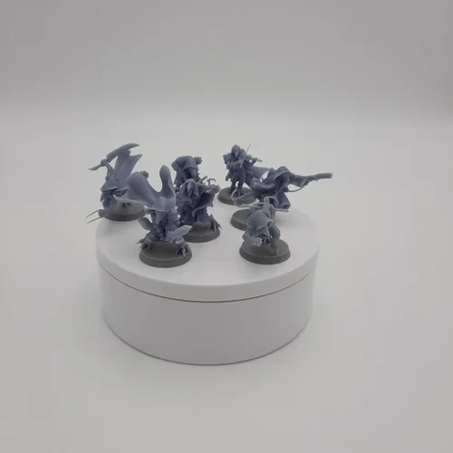 Miniatura 7 de Kenku - Ravenfolk - HERO Creations - RPG - Calabozos y dragones - DnD - Pathfinder - Diorama - figura en miniatura (gris/sin pintar) (Ranger (Prime))