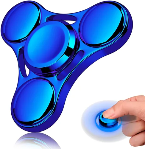 Miniatura 13 de Juguete Fidget Spinners, 2-5 minutos de tiempo de giro de acero inoxidable con rodamiento R188 de metal Fidget Spinner, EDC TDAH alivia el estrés