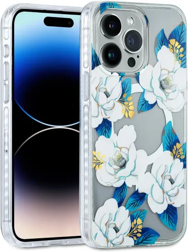 Miniatura 53 de SCORPIFY Funda para iPhone 15 Pro Max [Compatible con MagSafe] con Diseño de Estampado de Leopardo Guepardo Negro Mate, Linda Funda Magnética
