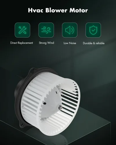 Miniatura 2 de SCITOO Motor soplador de calentador HVAC con jaula de ventilador frontal 700010 para Dodge para Ram 1500, para Dodge para Ram 2500, para Dodge