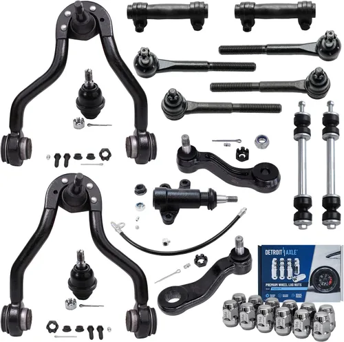 Miniatura 38 de Detroit Axle - Kit de suspensión frontal de 16 piezas para RWD Chrysler 300 Dodge Charger Challenger Magnum 6 brazos de control con rótulas 2